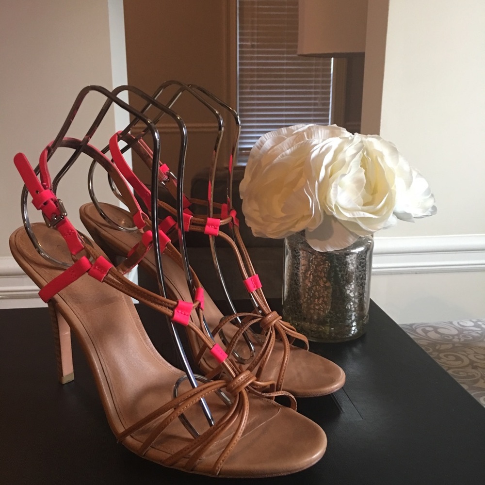 Coach leather sandals